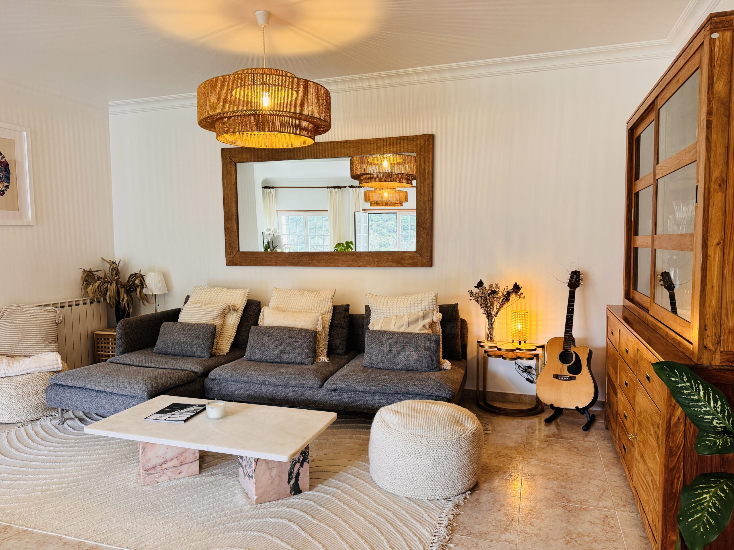 Shared living room at Casa Nabia
